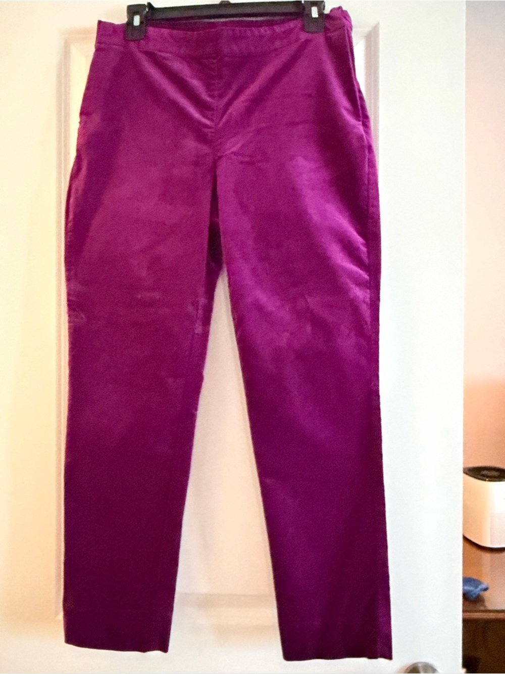 J. Jill Deep Magenta Elastic-Waist Pants